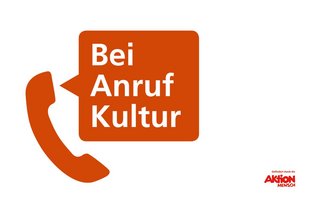 Logo Bei Anruf Kultur und Logo Gefördert durch die Aktion Mensch