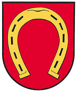 Das Wappen des Ortsteils Eutingen (Pforzheim)