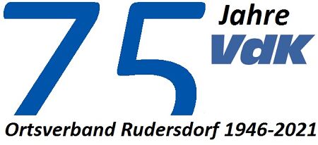 Logo 75 Jahre Ortsverband Rudersdorf