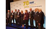 Foto des VdK-Präsidiums mit Angela Merkel und Hubertus Heil