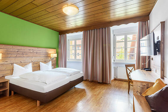 Foto eines Doppelzimmers im Hotel Rebstock