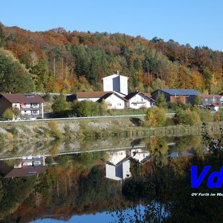 Ein Blick über den Drachensee in Furth im Wald