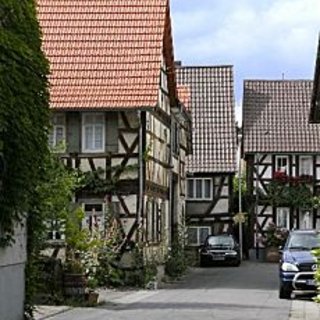 Fachwerkhäuser in der Altstadt von Reinheim
