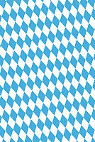 Foto: die bayrische Fahne in blau-weißen Rautenmuster