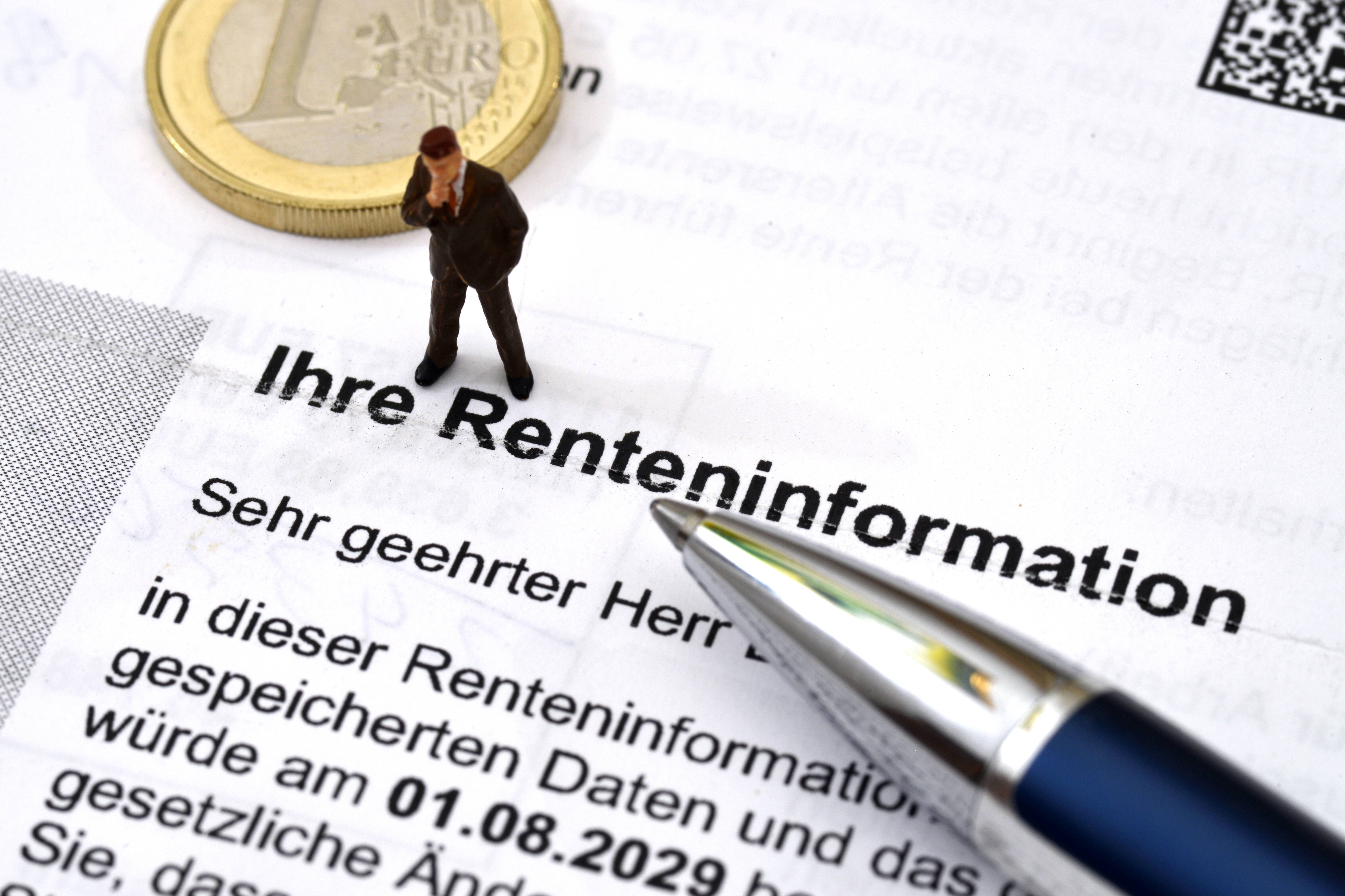 Schreiben von der Rentenversicherung "Ihre Renteninformation"