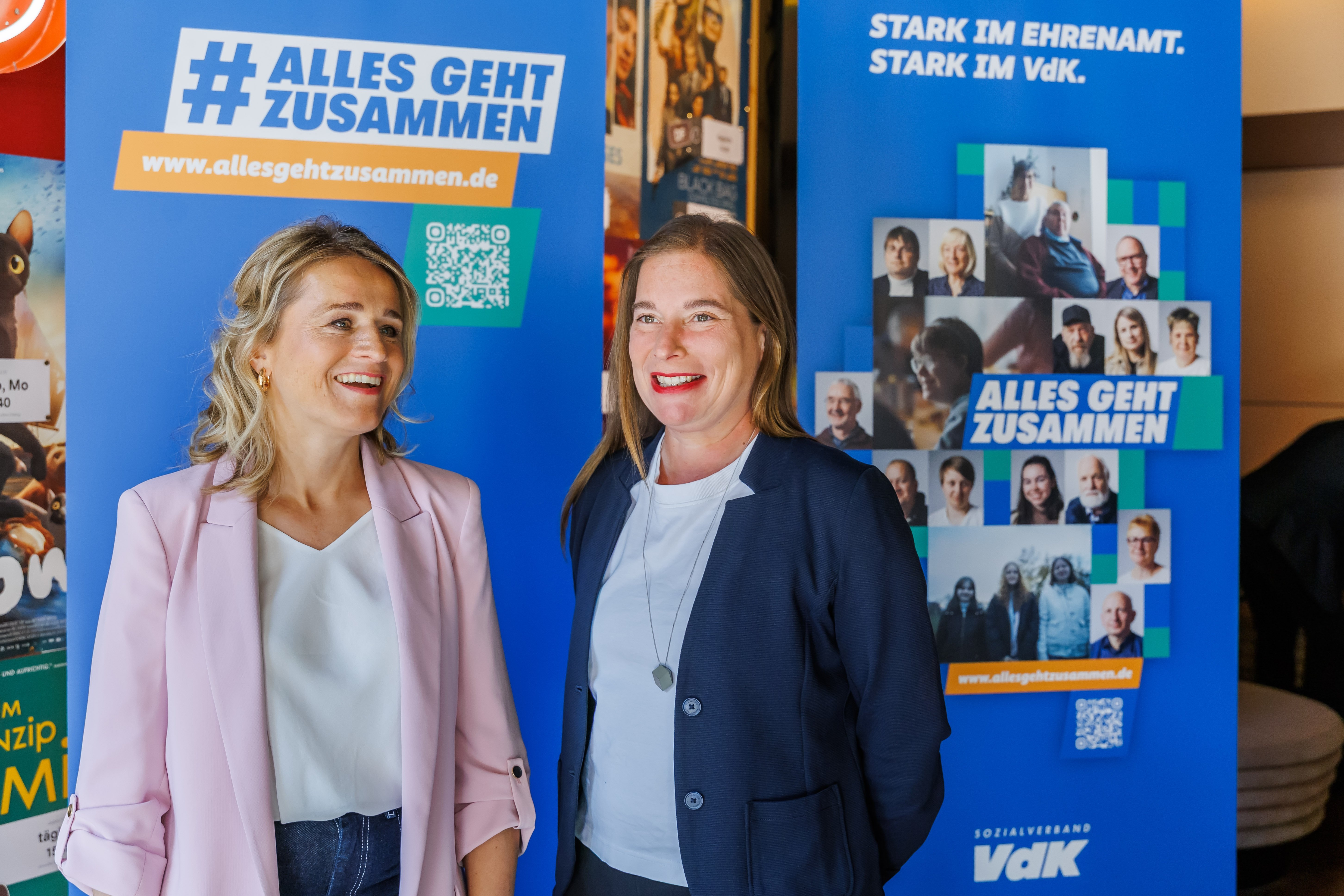 Verena Bentele und Katarina Peranić 