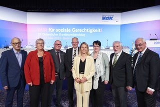 Gruppenbild des Präsidiums des Sozialverbands VdK