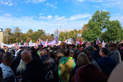 VdK-Mitglieder bei der Demo in Hannover