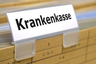 Hängeordner mit reiter Krankenkasse