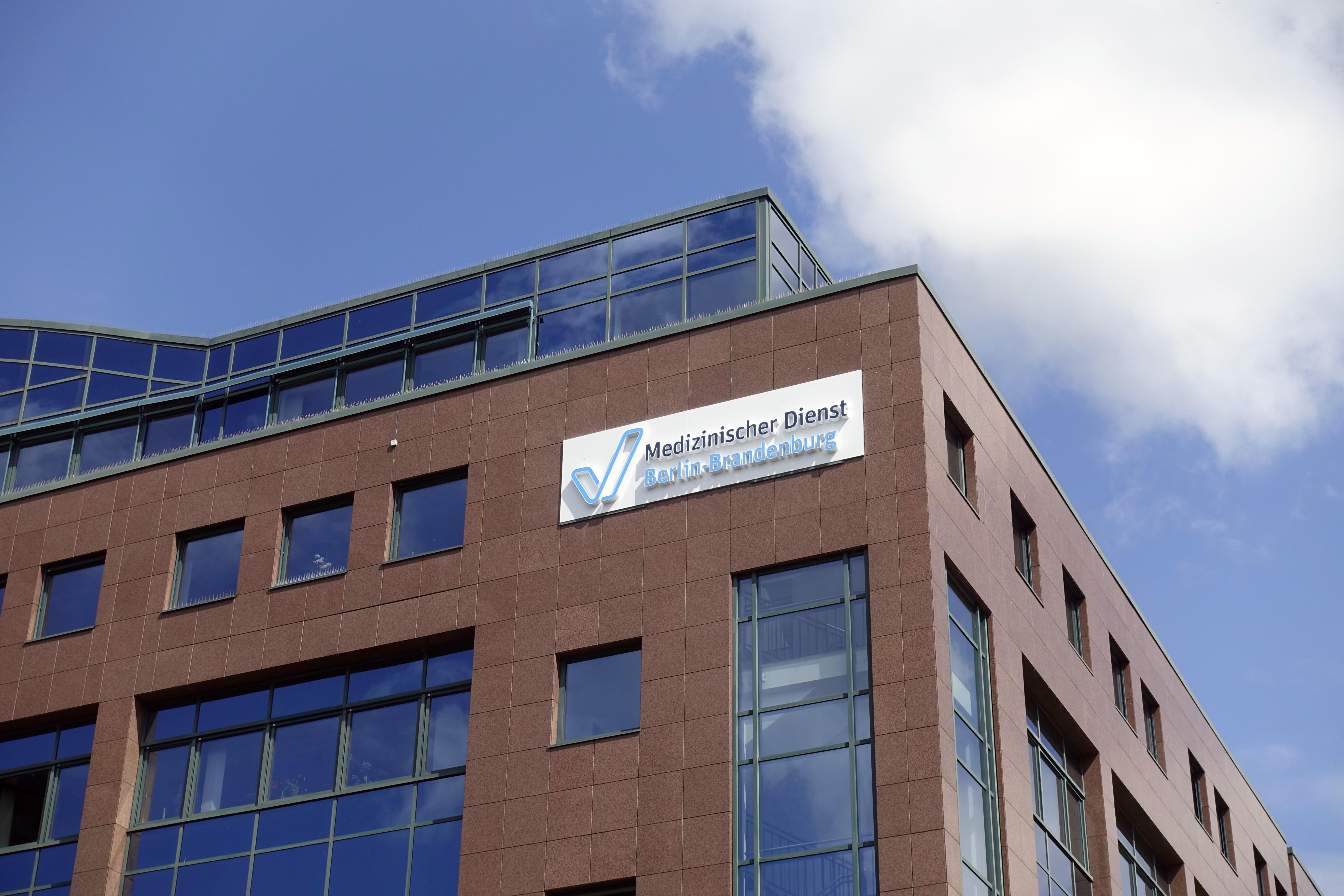 Medizinischer Dienst Blick auf das Gebäude des Medizinischen Dienstes Berlin-Brandenburg