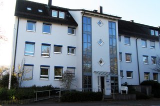 Außenansicht des Gebäudes mit der VdK-Beratungsstelle und Bezirksverbandsgeschäftsstelle in Tübingen