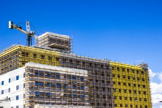 Großes medizinisches Krankenhaus im Bau