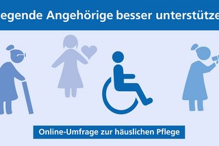 VdK-Icons unter der Überschrift "Pflegende Angehörige besser unterstützen!" 