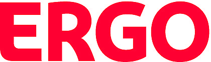 FOTO: ERGO in rot geschrieben auf weißem Grund
