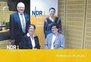 Gruppenfoto beim NDR