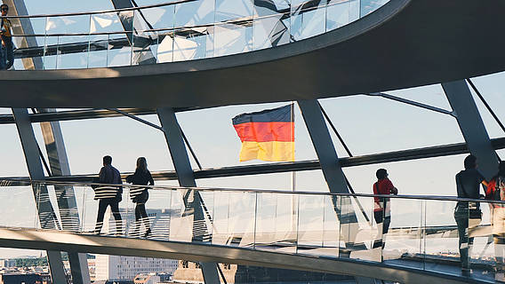 Das Bild zeigt den Bundestag