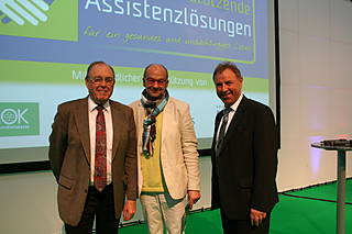 VdK-Vizepräsident und Landesverbandsvorsitzender Roland Sing (links) mit Veranstaltungsmoderator und Landesverbandsgeschäftsführer Hans-Josef Hotz