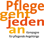 Logo der Kampagne "Pflege geht jeden an"