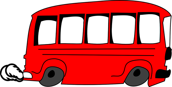 Zeichnung eines Mini-Busses