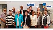 Vorstand des Sozialverbands VdK Niedersachsen-Bremen e.V. (es fehlen die stellvertretende Vorsitzende Birgit Becker und Thorsten Baumgarten als Vertreter der jüngeren Mitglieder)