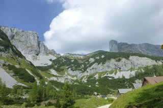 Das Bild zeigt einen das Alpenpanorama im Ausseerland