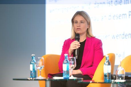dK-Landesvorsitzende Verena Bentele auf der ConSozial 2024.