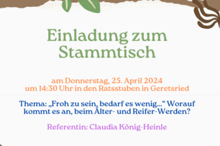 Stammtisch 25.04.2024