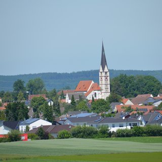 Graben von Lagerlechfeld aus gesehen