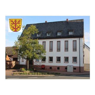 Rathaus Dornheim mit Wappen
