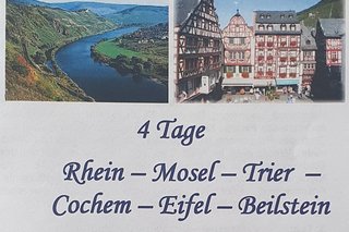 Flyer unserer 4-Tages-Reise